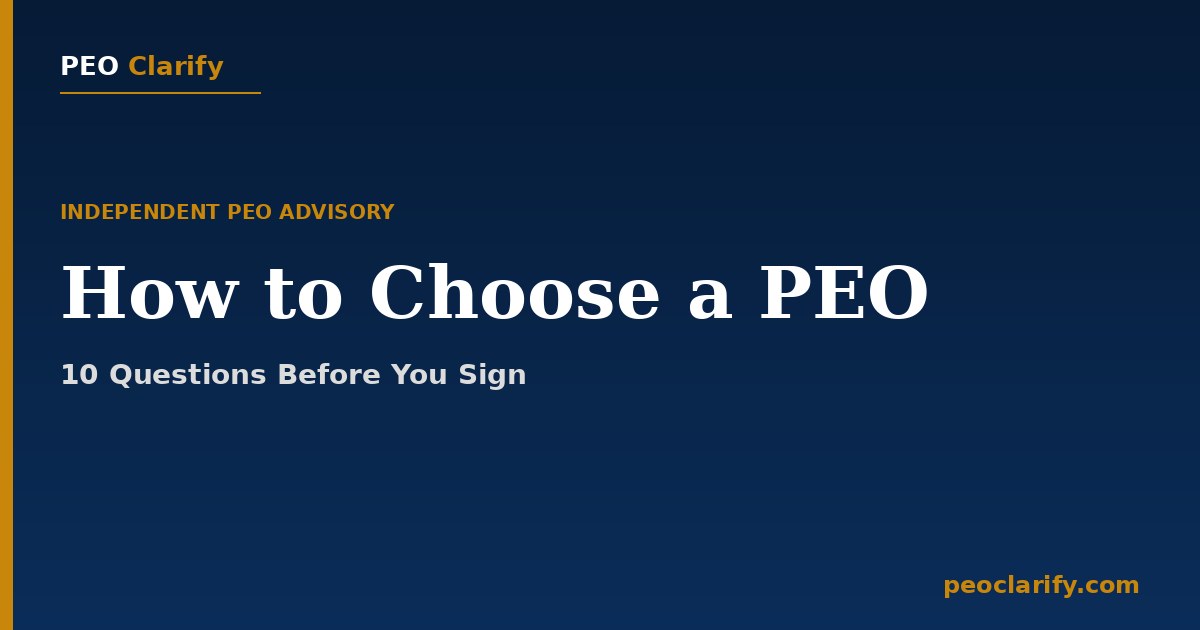 Decision-making concept with multiple paths representing PEO selection process