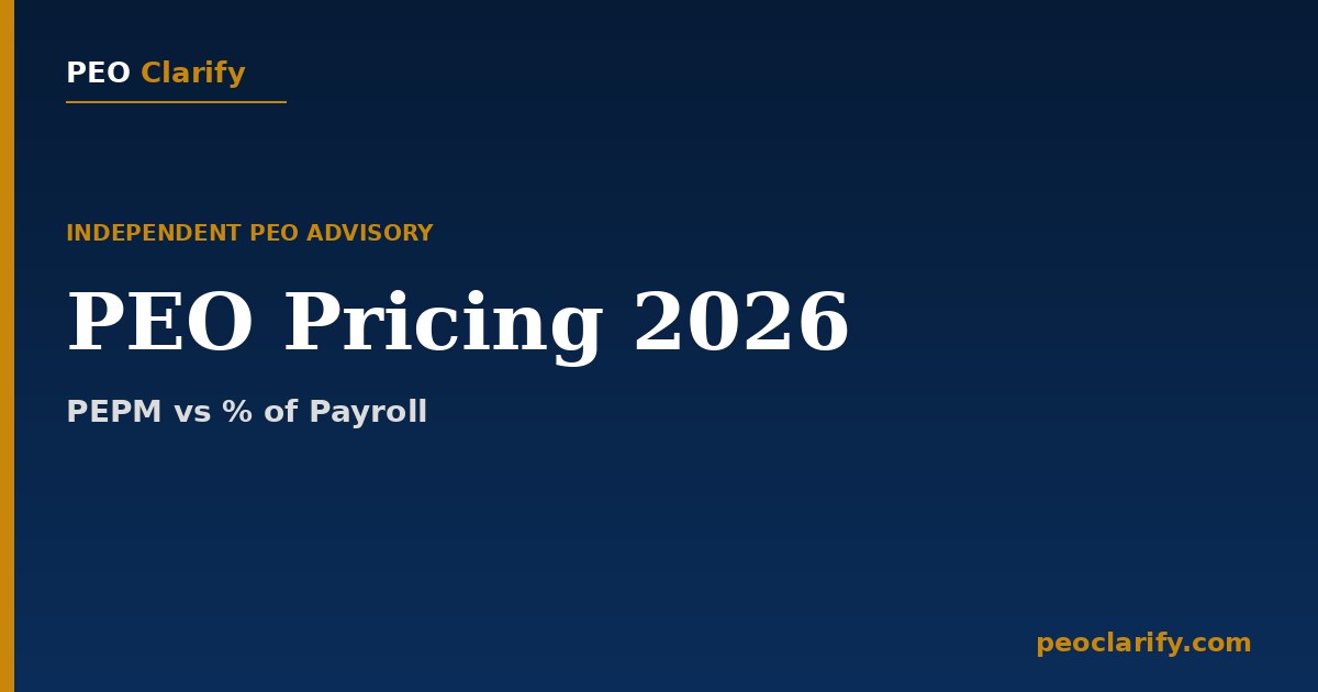 Calculator and financial documents on a desk representing PEO pricing analysis